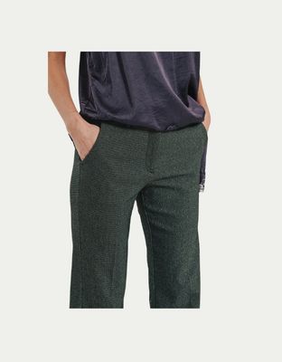 FQISADORA-PANTS Black w. Star Off-white