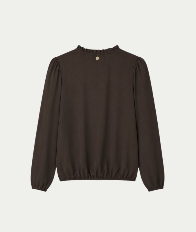 Blouse Ava Dark Coffee