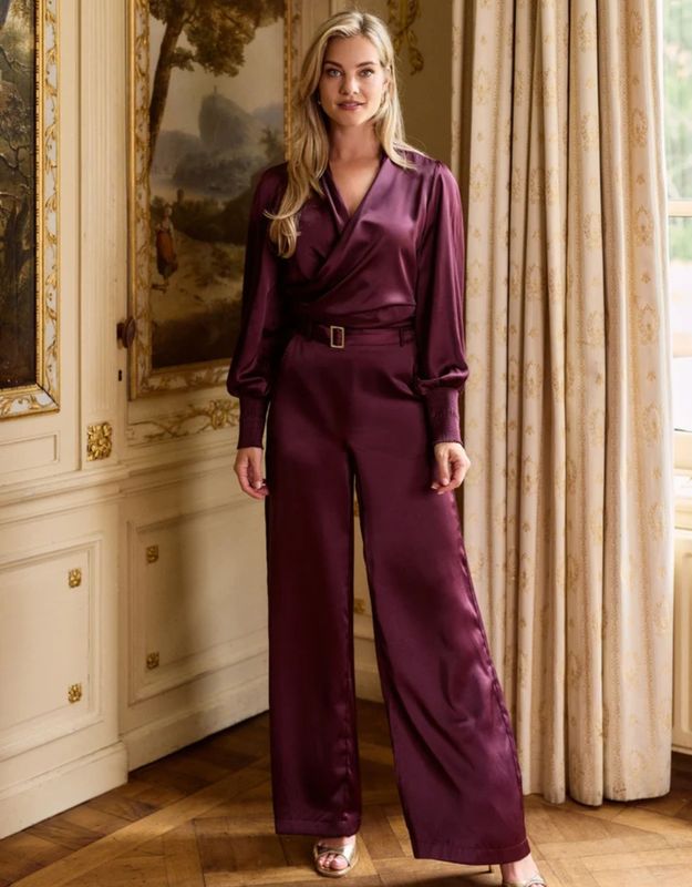 Panthea Pants Burgundy