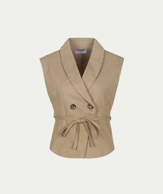 Luen gilet Khaki