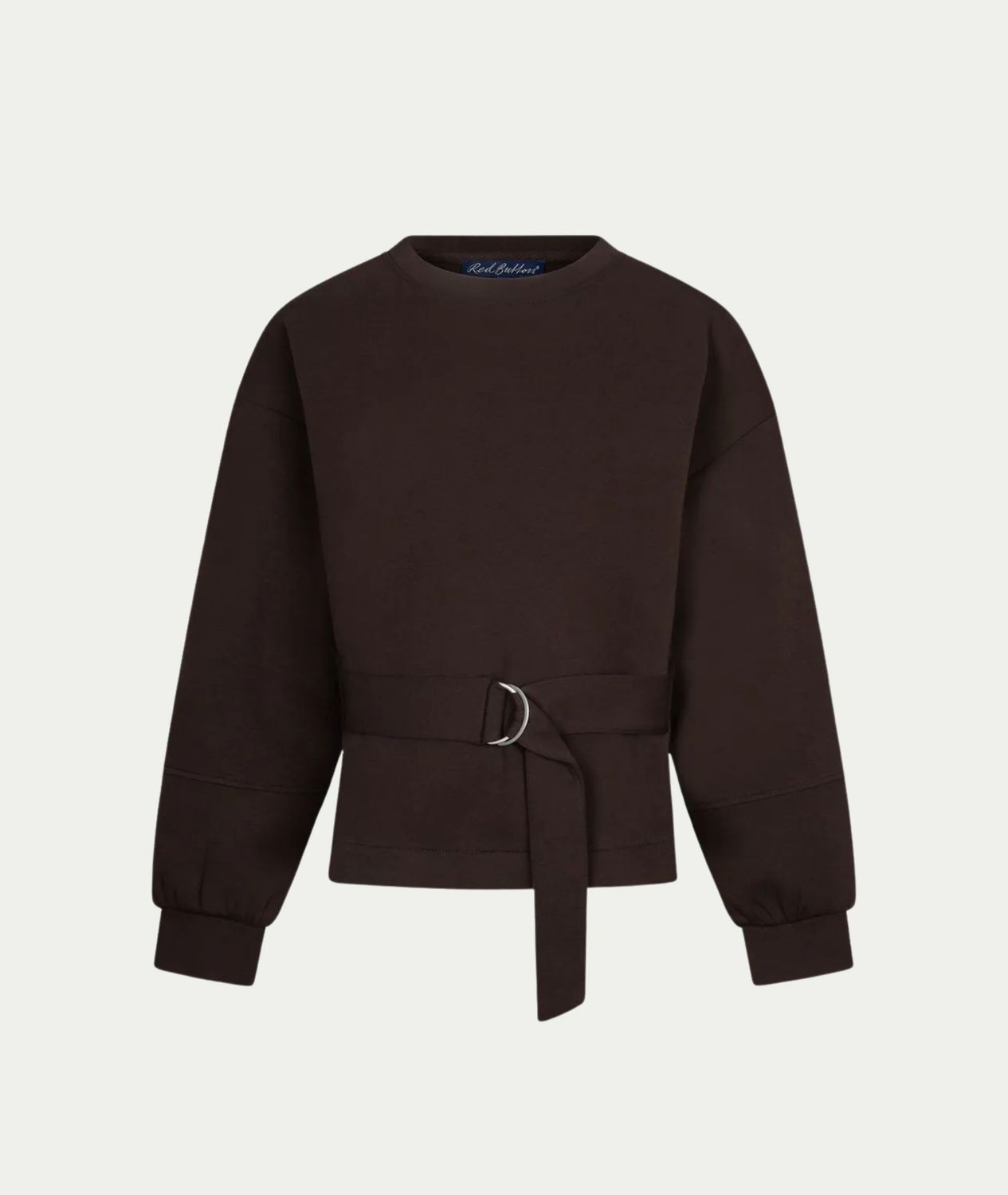 Shakira top &amp; belt scuba espresso