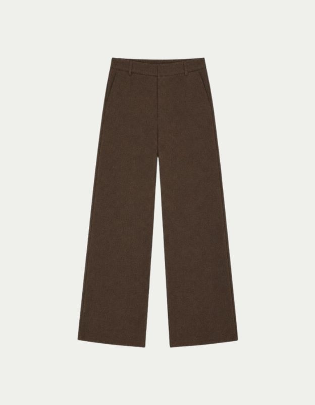 Trouser Riley Dark Coffee Zigzag