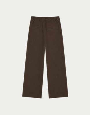 Trouser Riley Dark Coffee Zigzag