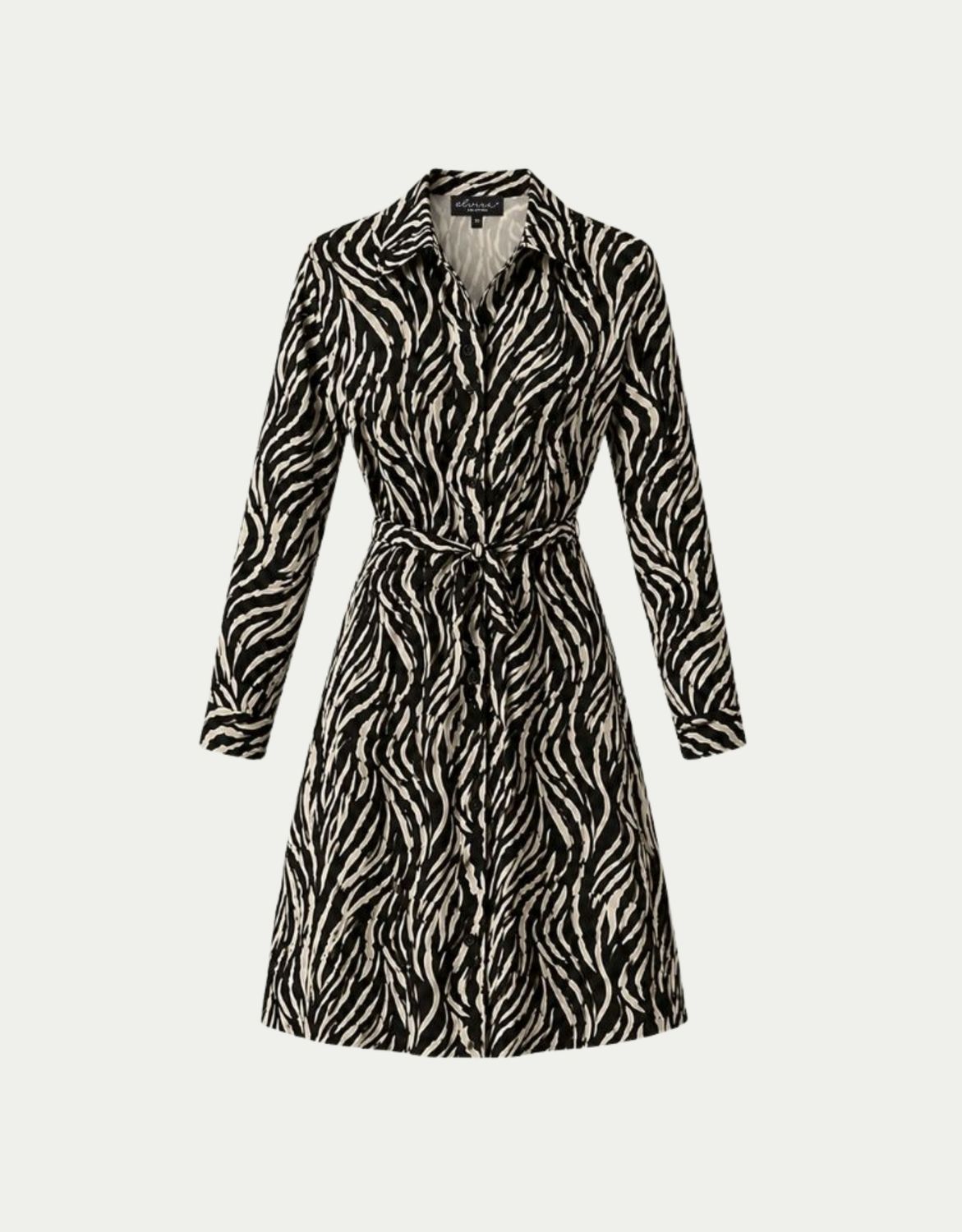 Dress June Brown Zebra