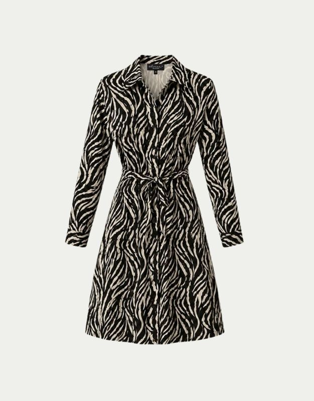 Dress June Brown Zebra