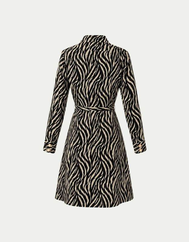 Dress June Brown Zebra