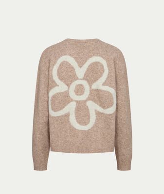 FQNOMAS-CARDIGAN Silver Mink Mel w Moonbeam Mel