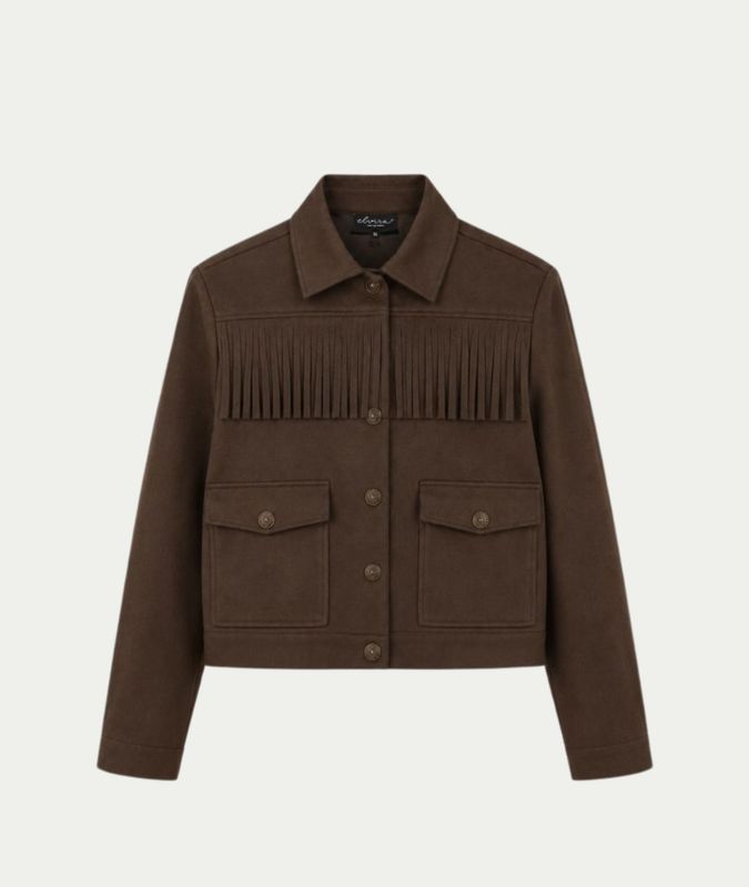 Jacket Suzy Dark Coffee Suede