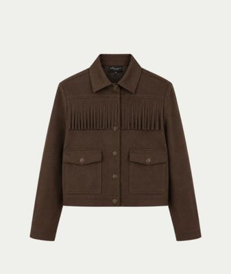 Jacket Suzy Dark Coffee Suede