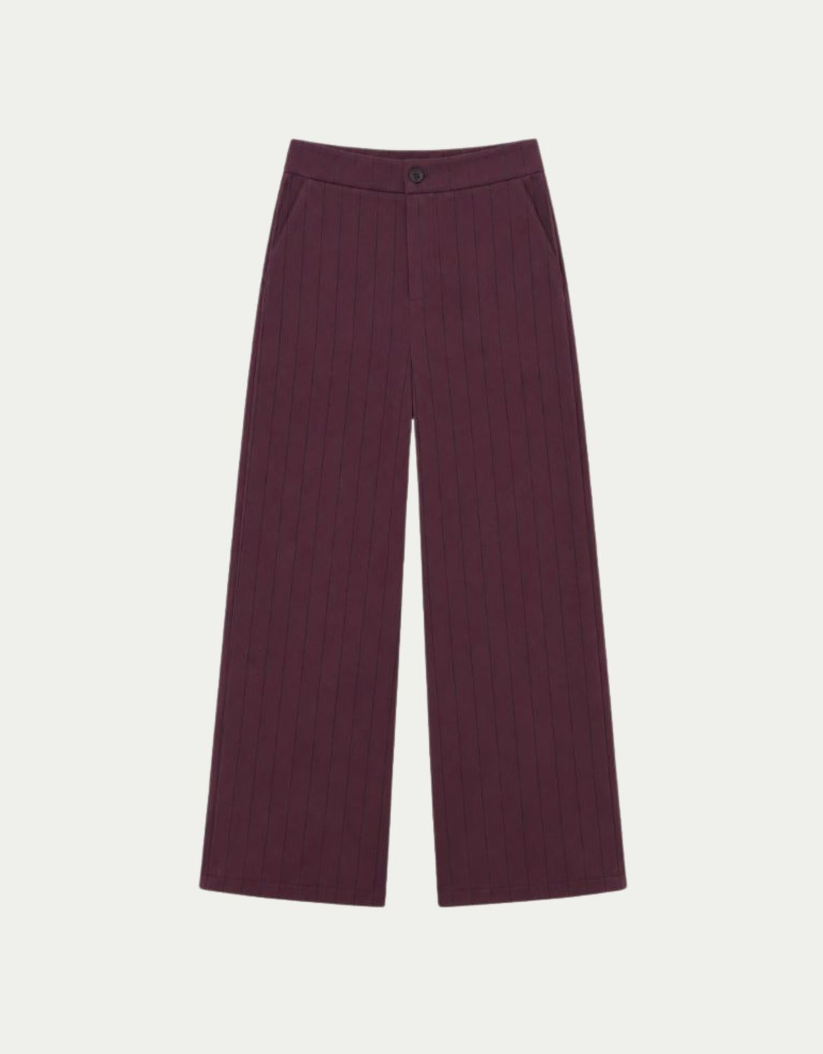 Trouser Louise Merlot Stripes