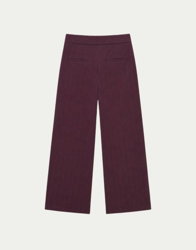 Trouser Louise Merlot Stripes