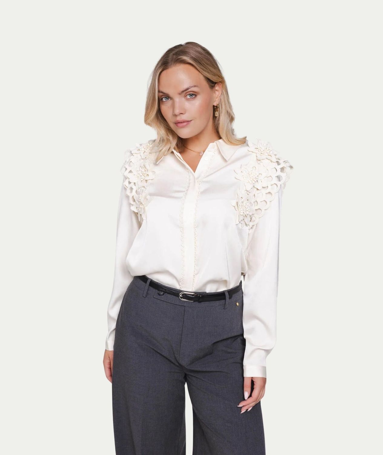 Elisse Blouse Winter white