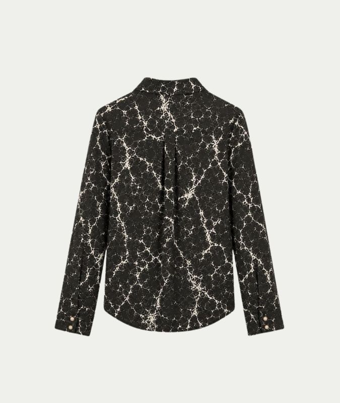 Blouse June Brown Marmer