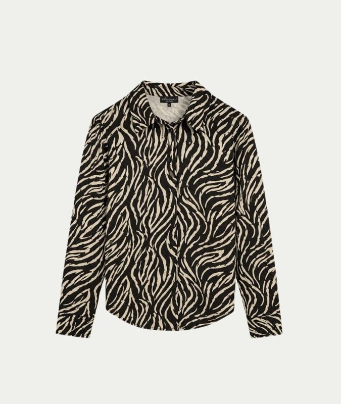 Blouse June Brown Zebra