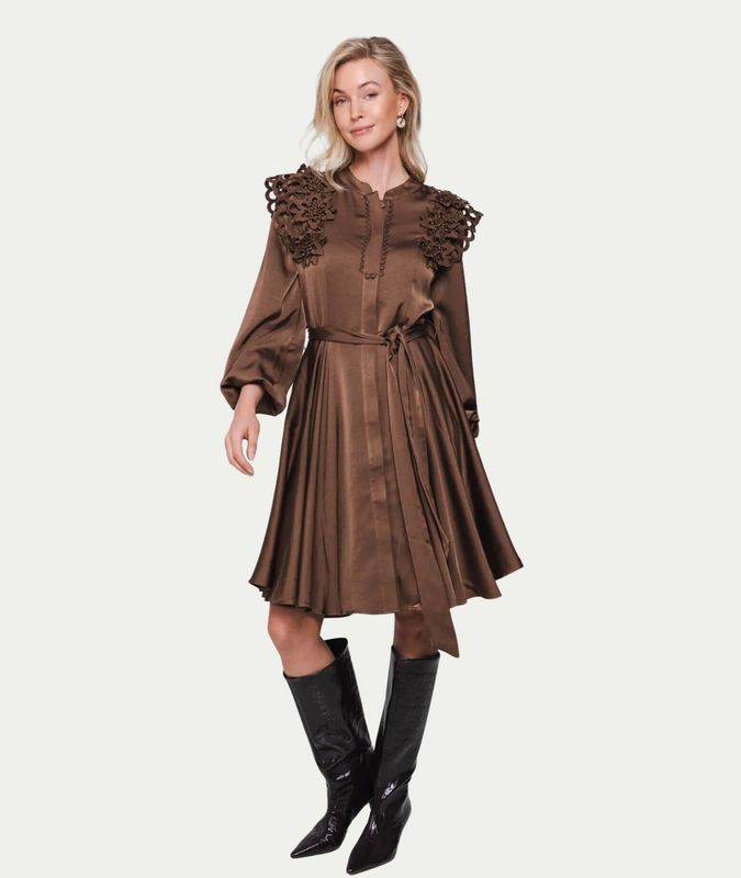 Elvira Dress Mocha