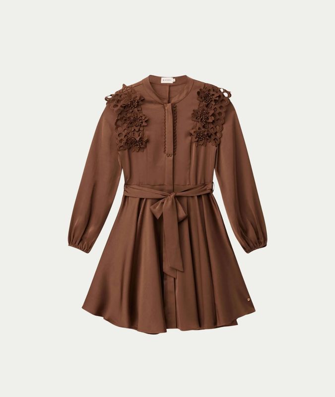 Elvira Dress Mocha
