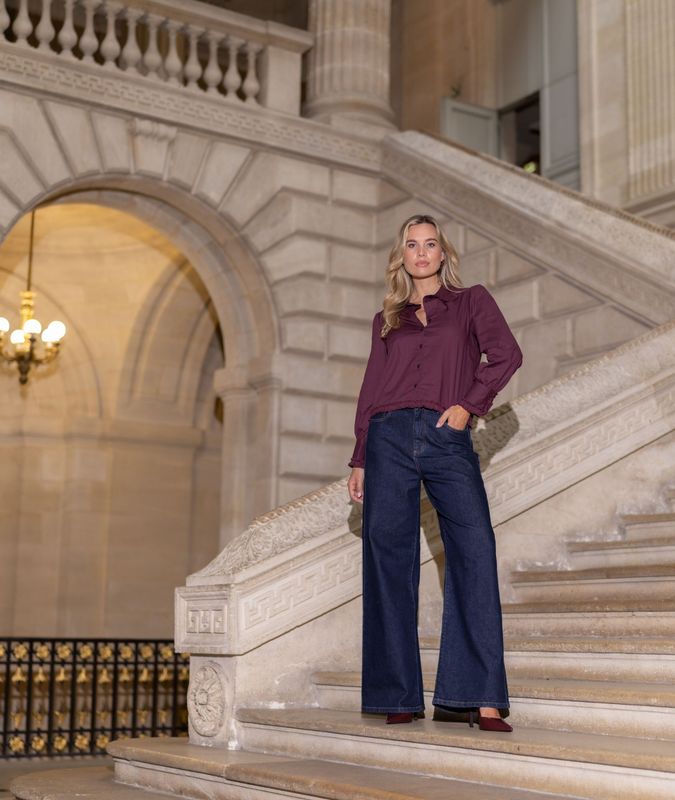 Blouse Camilla Merlot