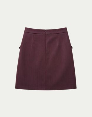 Skirt Louise Merlot Stripes
