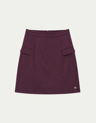 Skirt Louise Merlot Stripes