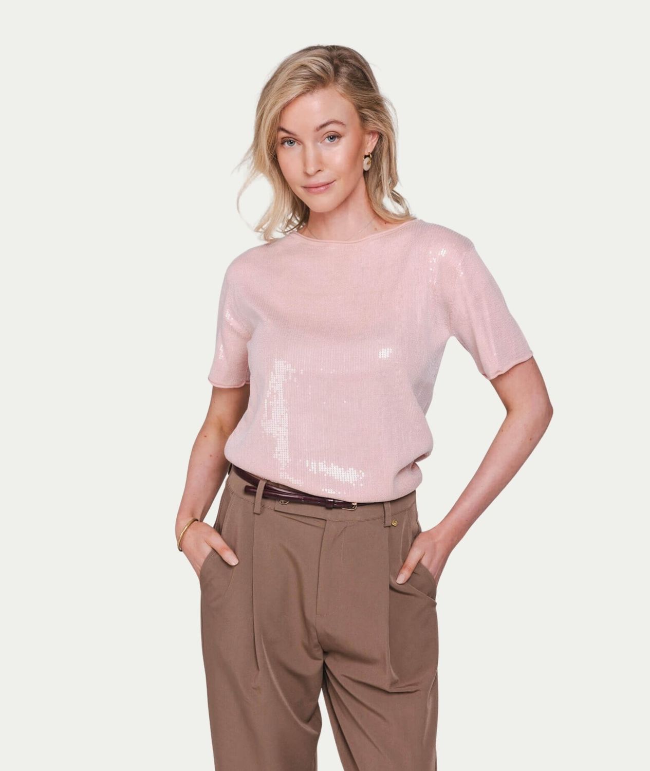 Lune Top Misty Rose