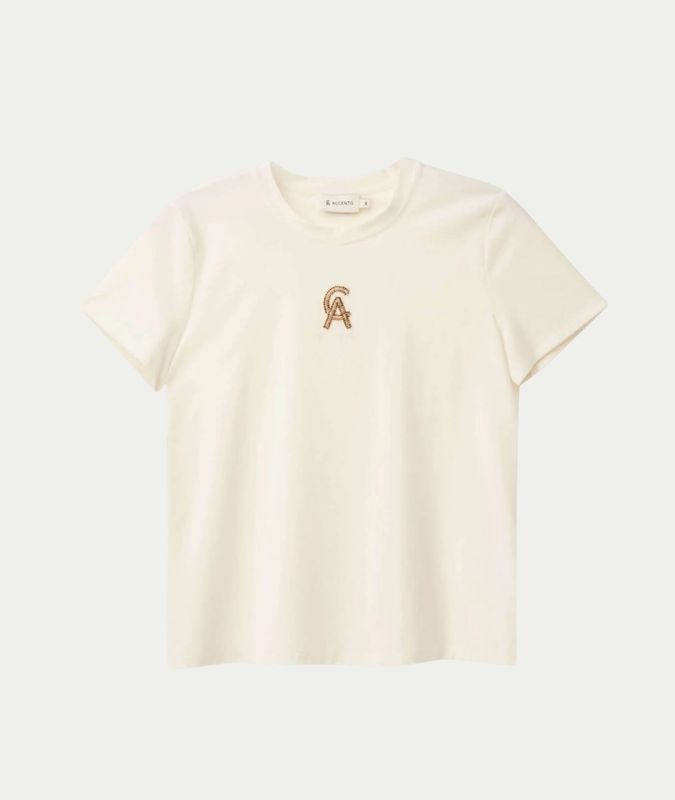 Evelien T-shirt Winter white