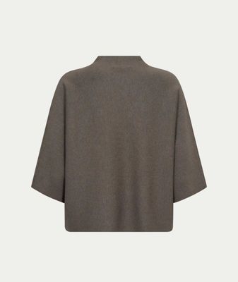 FQANI-PULLOVER Morel Melange w. Mole