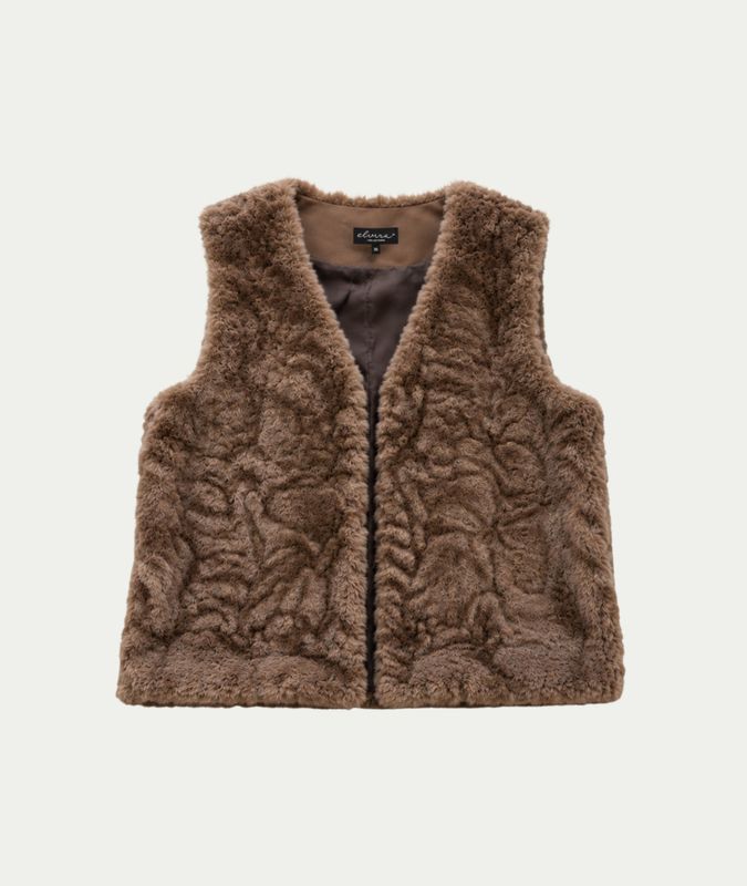 Gilet Quinn Brown Fur