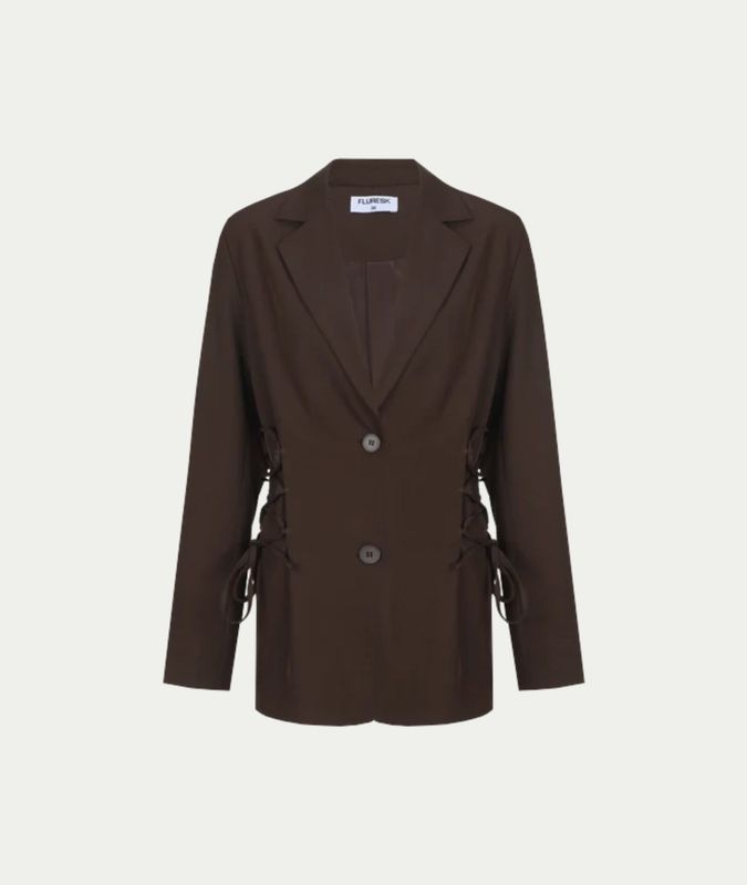 Feline blazer Dark Chocolate