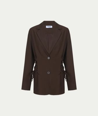 Feline blazer Dark Chocolate