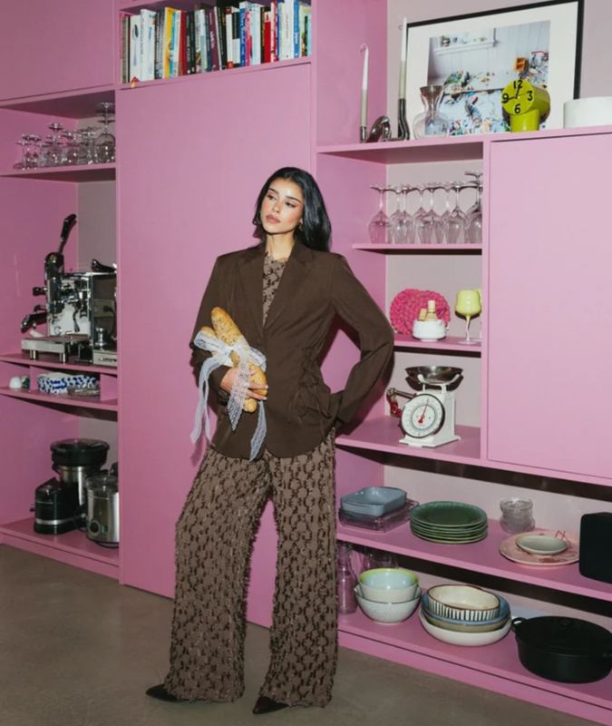 Feline blazer Dark Chocolate