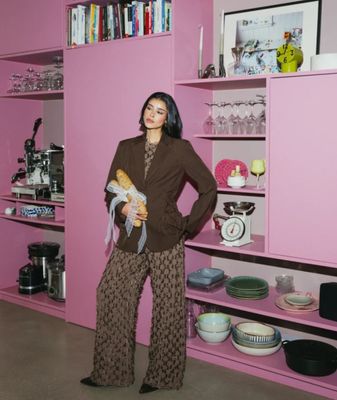 Feline blazer Dark Chocolate