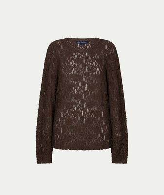 Top lace espresso