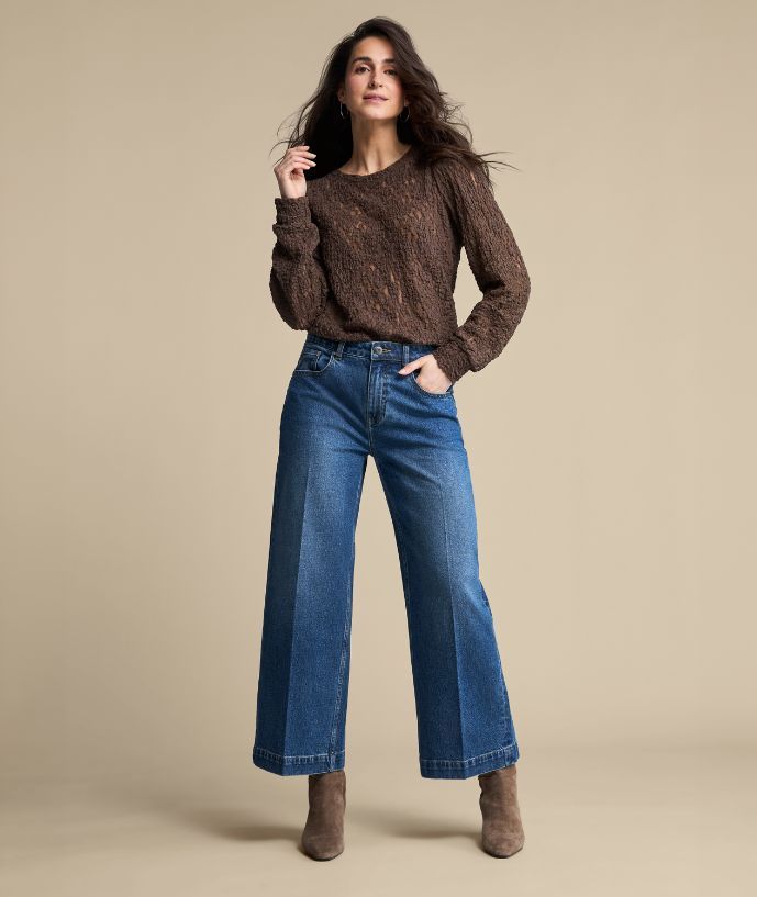 Top lace espresso
