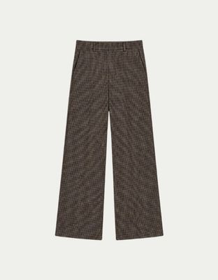 Trouser Kaylee Dark Coffee Check