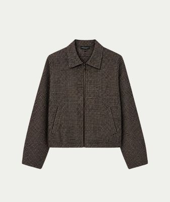 Jacket Kaylee Dark Coffee Check