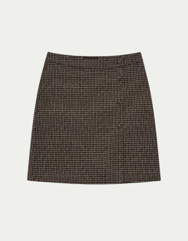Skirt Kaylee Dark Coffee Check