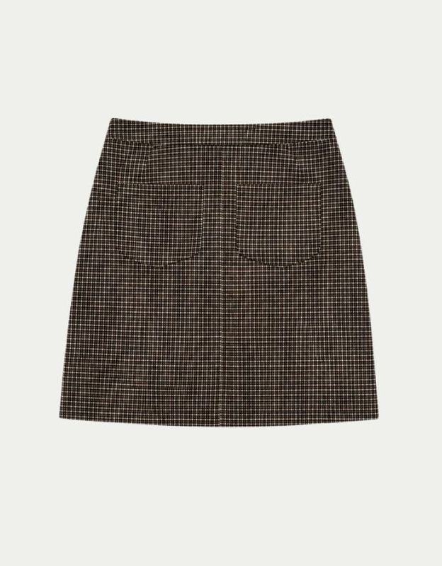 Skirt Kaylee Dark Coffee Check