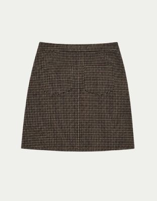 Skirt Kaylee Dark Coffee Check