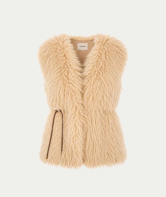 Glenna Gilet Luxury Camel
