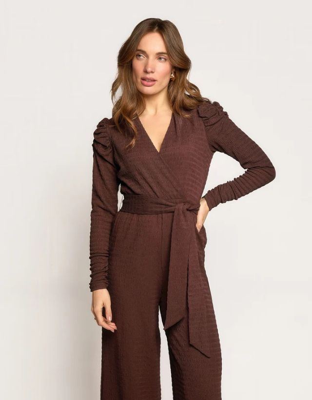 Joria Jumpsuit Dark Chocolate