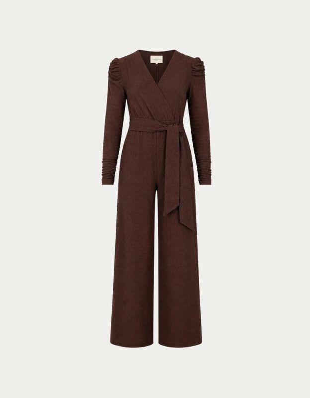 Joria Jumpsuit Dark Chocolate