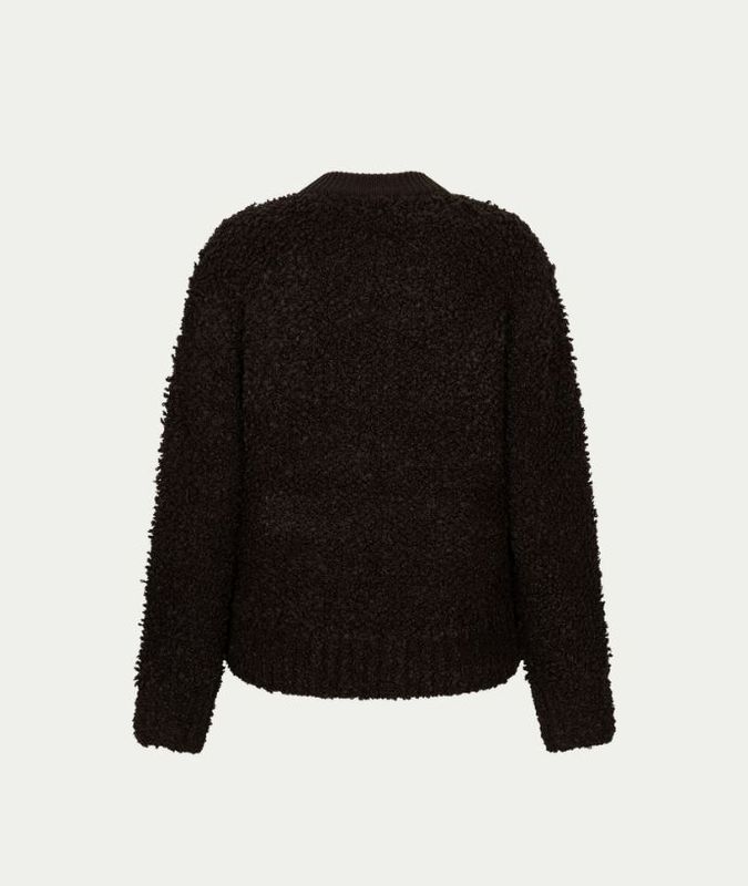 Bomber knit boucle espresso