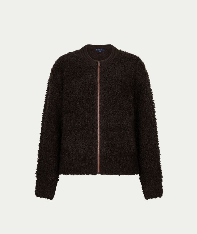 Bomber knit boucle espresso