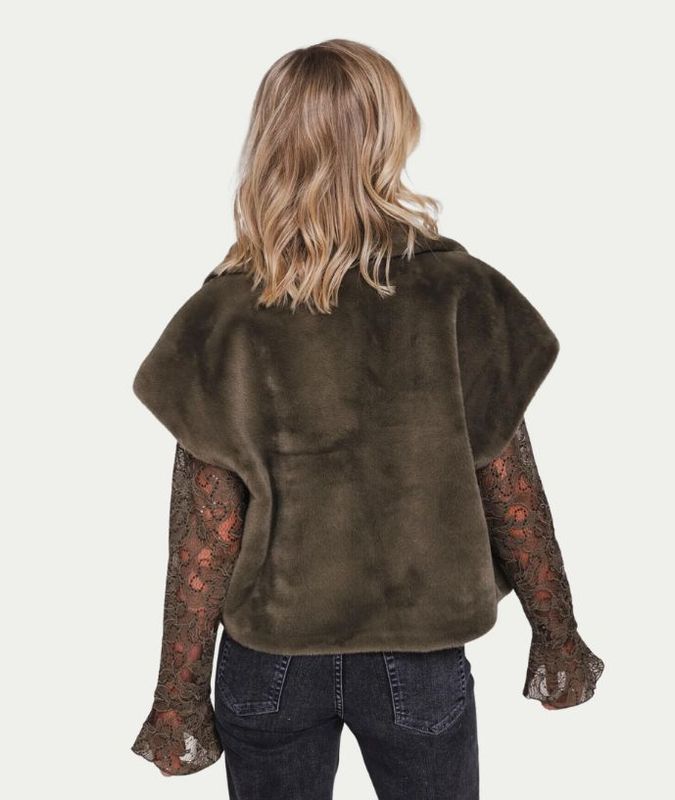 Verina Gilet Moss green