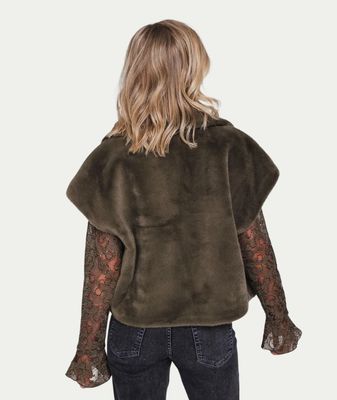 Verina Gilet Moss green