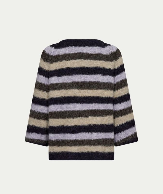 FQGRSLULU-PULLOVER Nightshade Mel w. Iris Mel