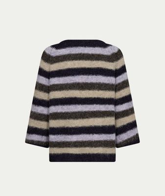 FQGRSLULU-PULLOVER Nightshade Mel w. Iris Mel
