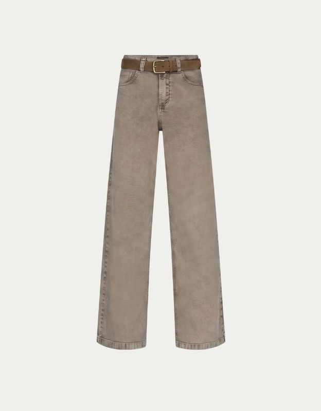 Colette & belt washed twill color L3 truffle