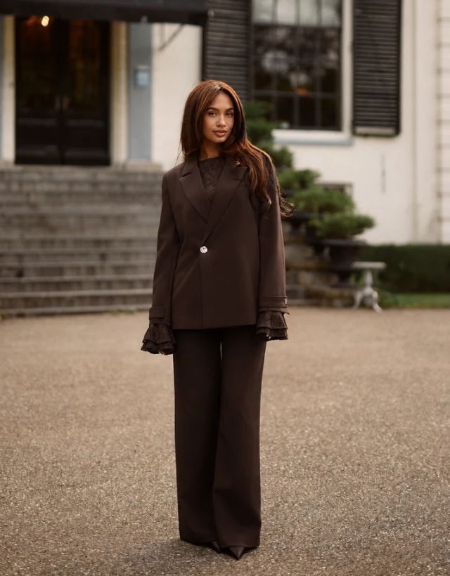 Lolani Wide Pants Dark Chocolate