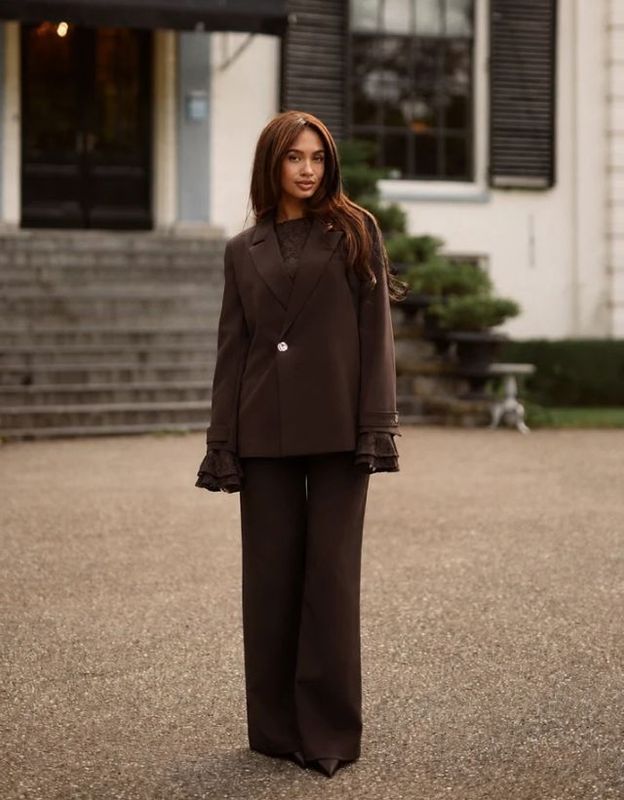 Lolani Wide Pants Dark Chocolate